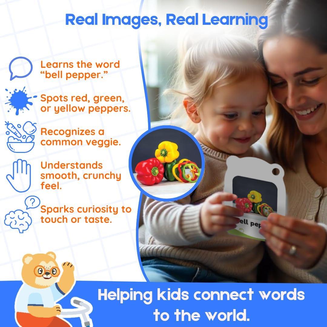 Tarjetas de Aprendizaje Zicster para Niños 1-4 Años - 120 Piezas