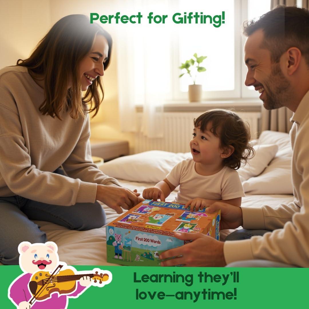 Tarjetas de Aprendizaje Zicster para Niños 1-4 Años - 120 Piezas