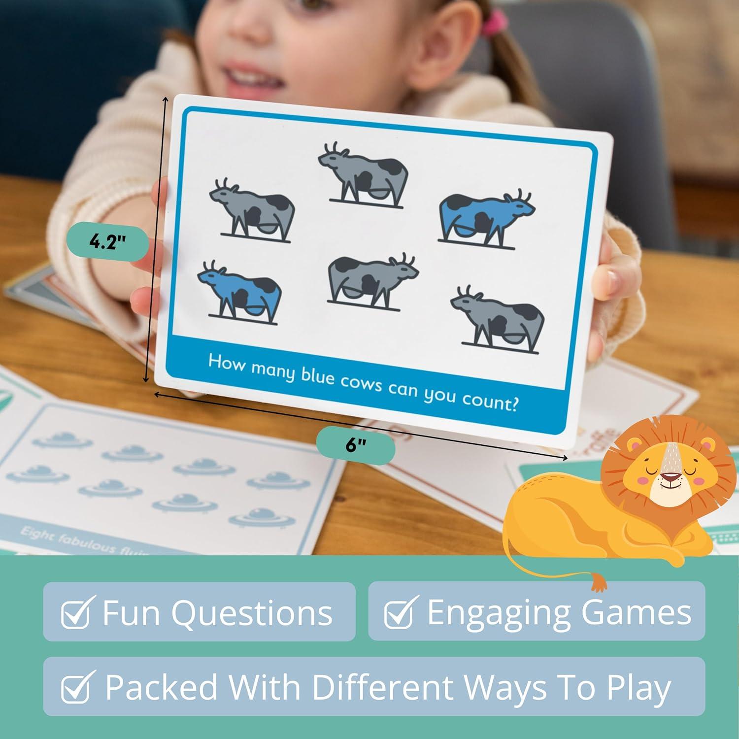 Tarjetas de Flash Nimmie & Moose para Niños 1-3 Años - Aprender Letras, Números y Colores