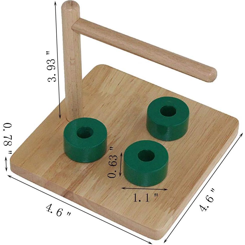 Material Montessori Kghios para Bebés 6 meses a 2 años - Discos 4 en 1