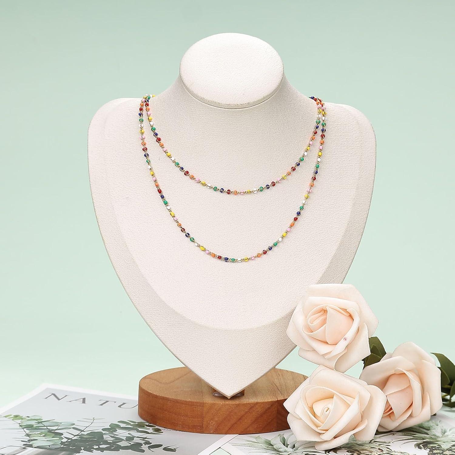 Cadena de Perlas Multicolor 4m UMAOKANG para Joyería DIY