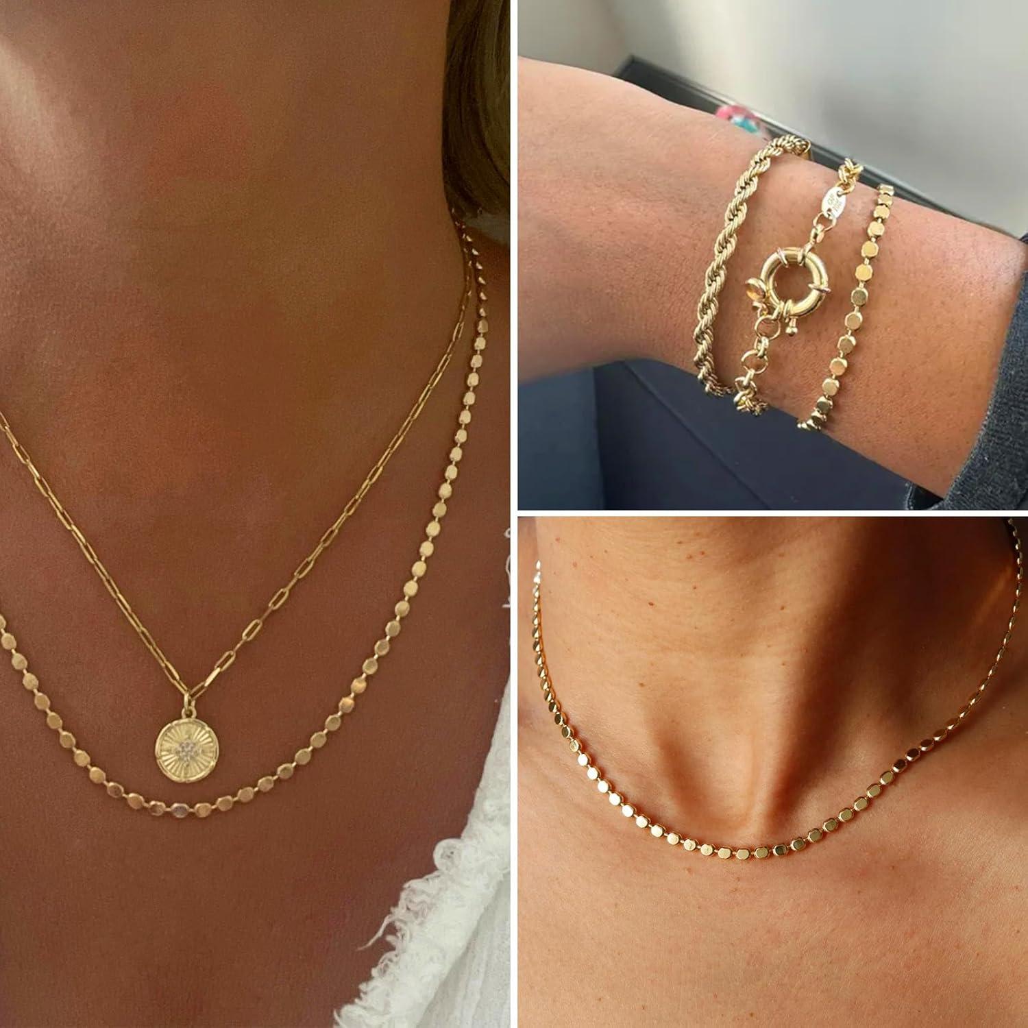 Cadena de Puntos Dorados Cadikez 5.03m 2.5mm Latón Baño Oro