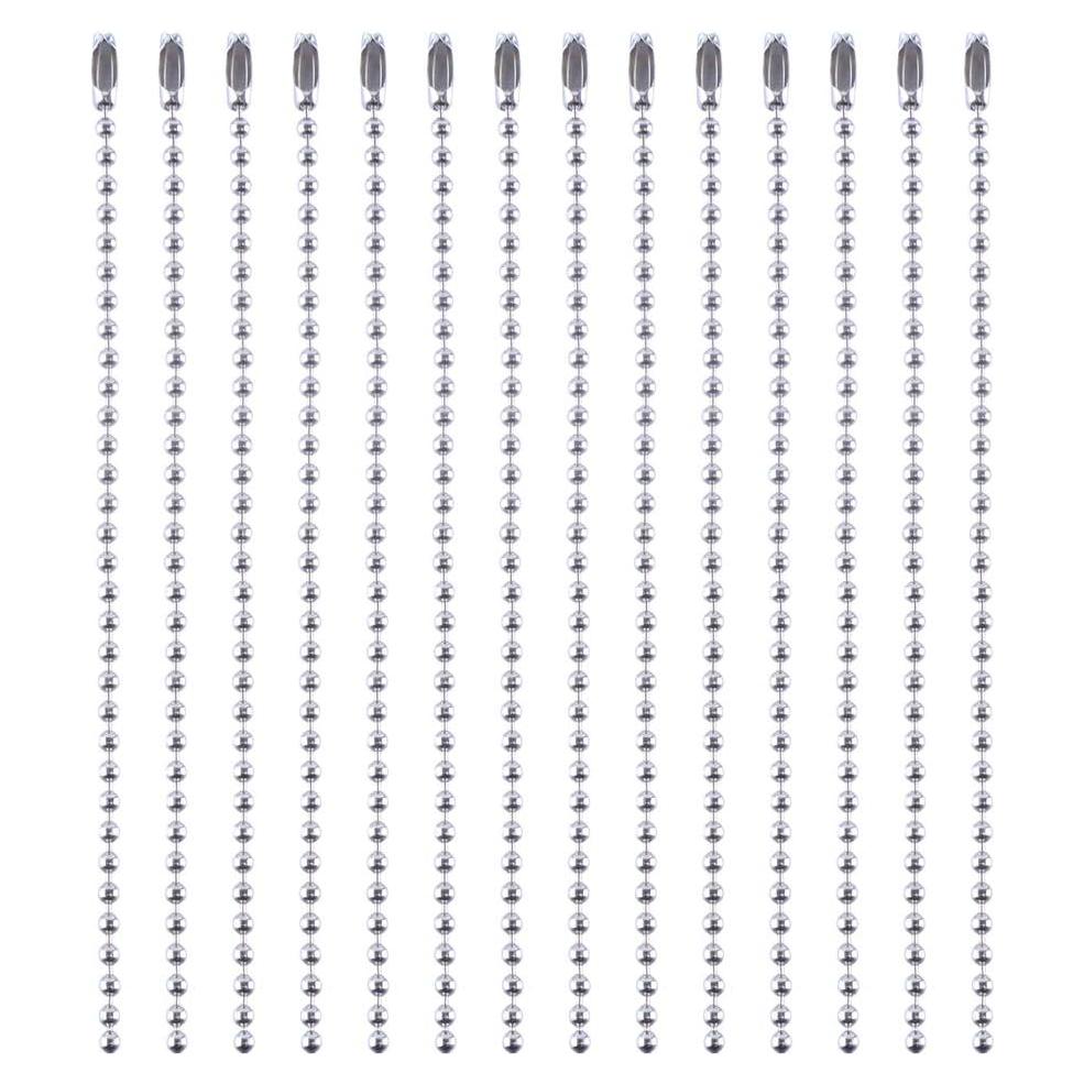 Cadenas de Perlas de Acero Inoxidable CCINEE 50pcs 12cm