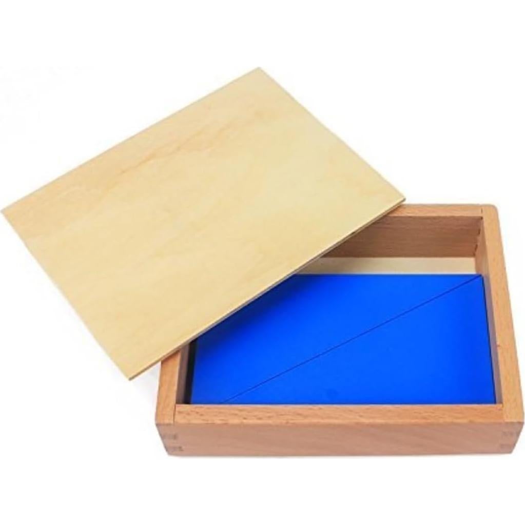 Juguete Montessori DANNI Triángulos Azules 12 Piezas Madera