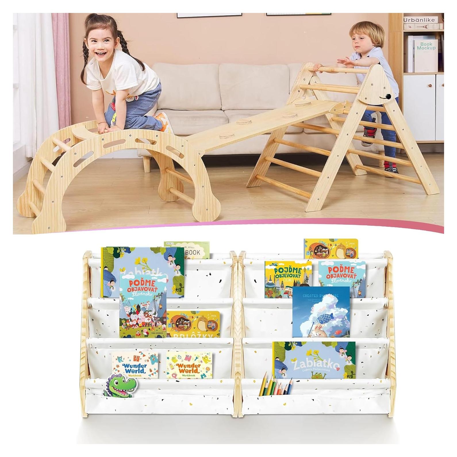 Conjunto de Escalada Pikler 8 en 1 FANABAS para Niños 1-7 Años