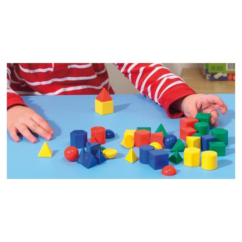 Conjunto de Sólidos Geométricos Didax - 40 Piezas - 2.54 cm