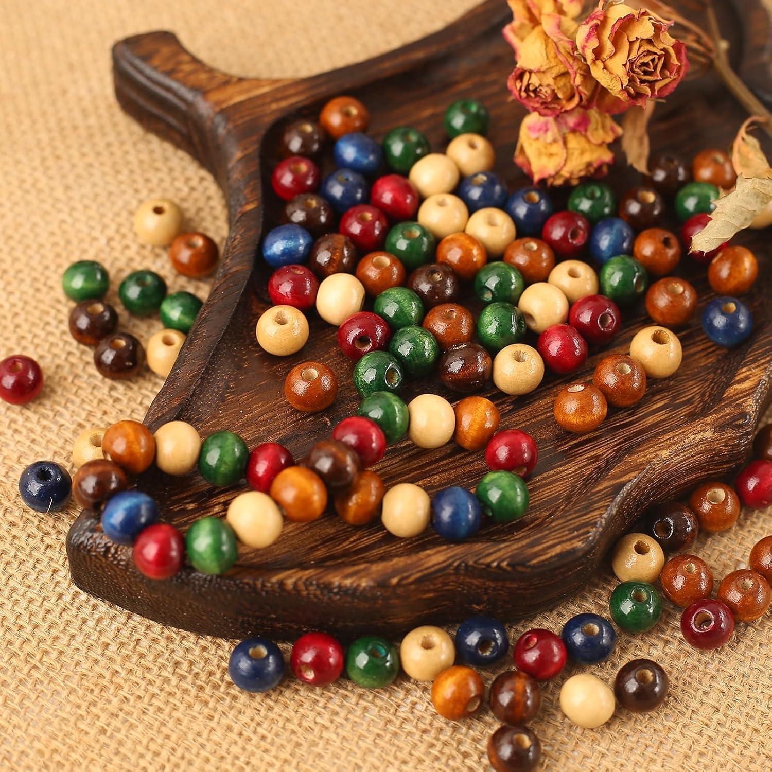 Perlas de Madera Coloridas Dahi 1000pcs 8mm para Manualidades