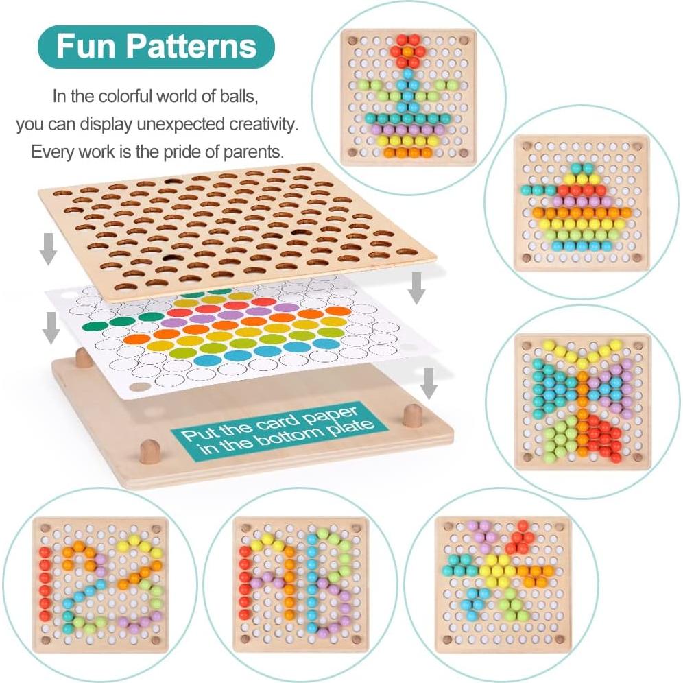 Juguete Educativo de Madera XISTEST para Niños 3 Años