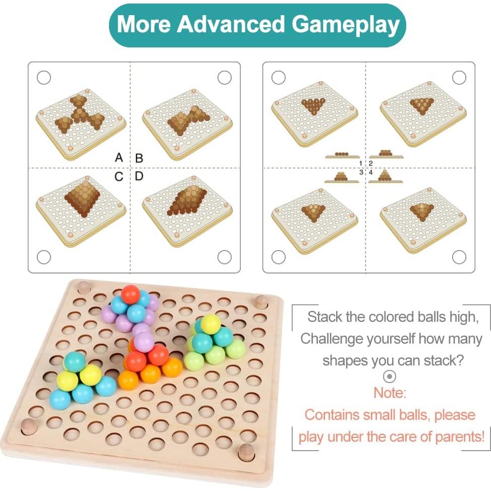 Juguete Educativo de Madera XISTEST para Niños 3 Años