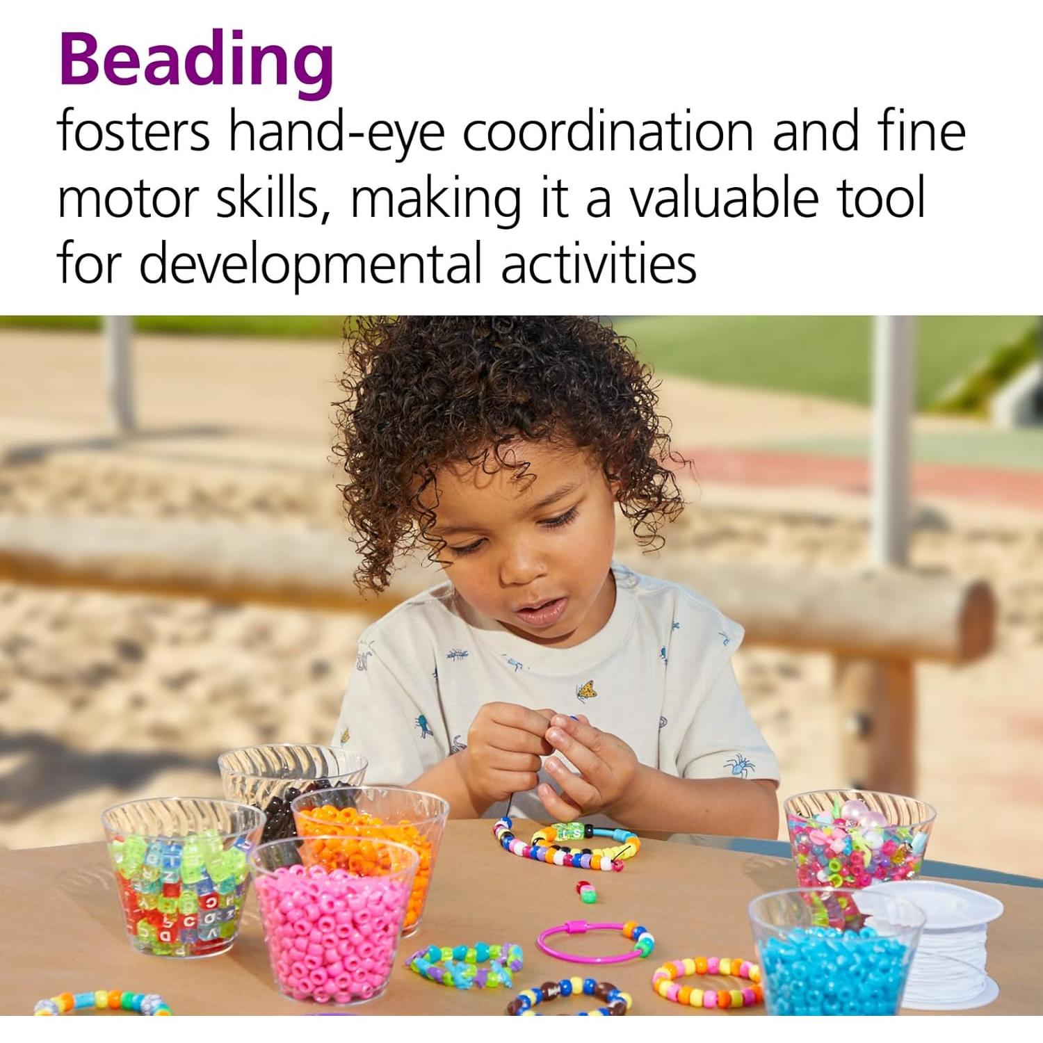 Perlas Jumbo Coloridas Coloraciones 1.5 kg en Cubo Reutilizable