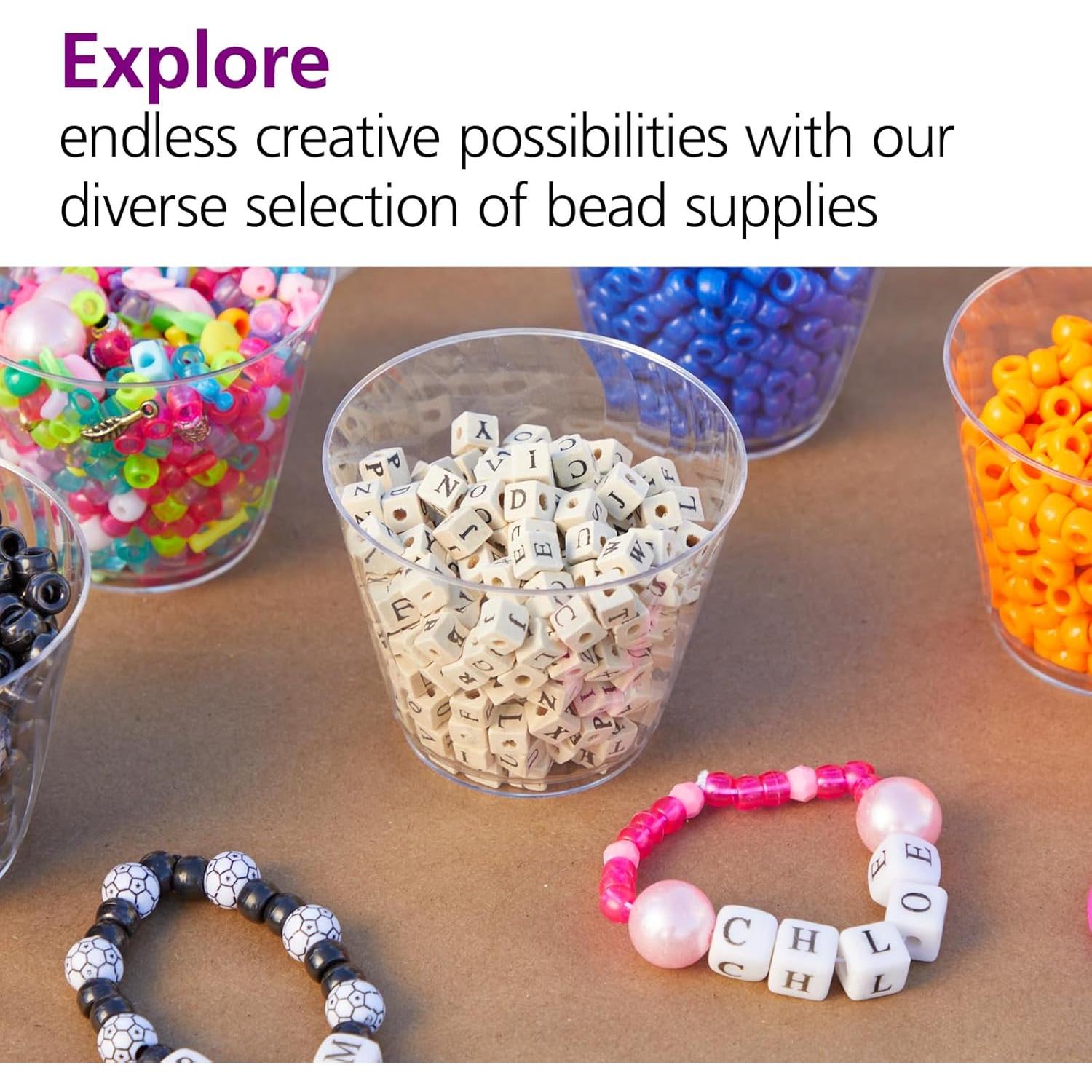 Perlas Jumbo Coloridas Coloraciones 1.5 kg en Cubo Reutilizable