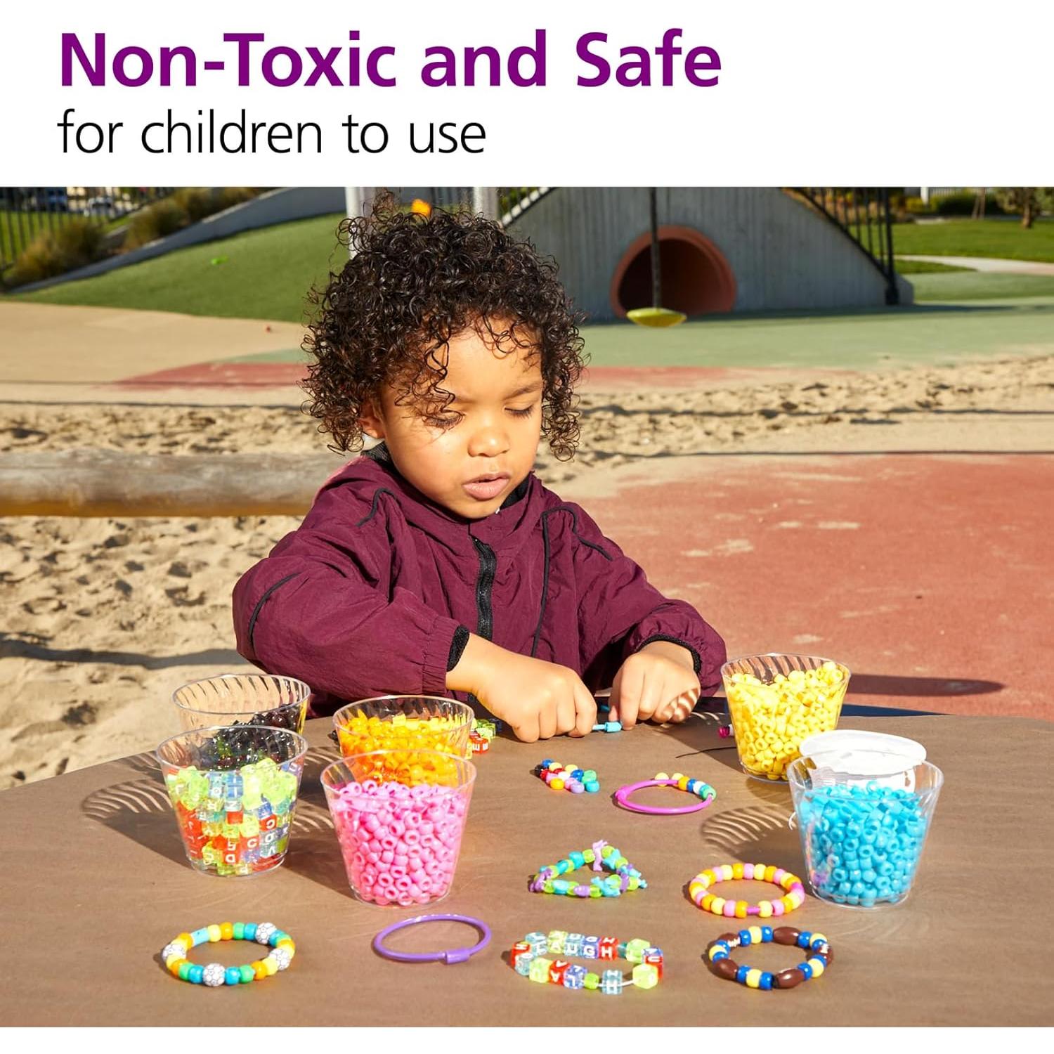 Perlas Jumbo Coloridas Coloraciones 1.5 kg en Cubo Reutilizable