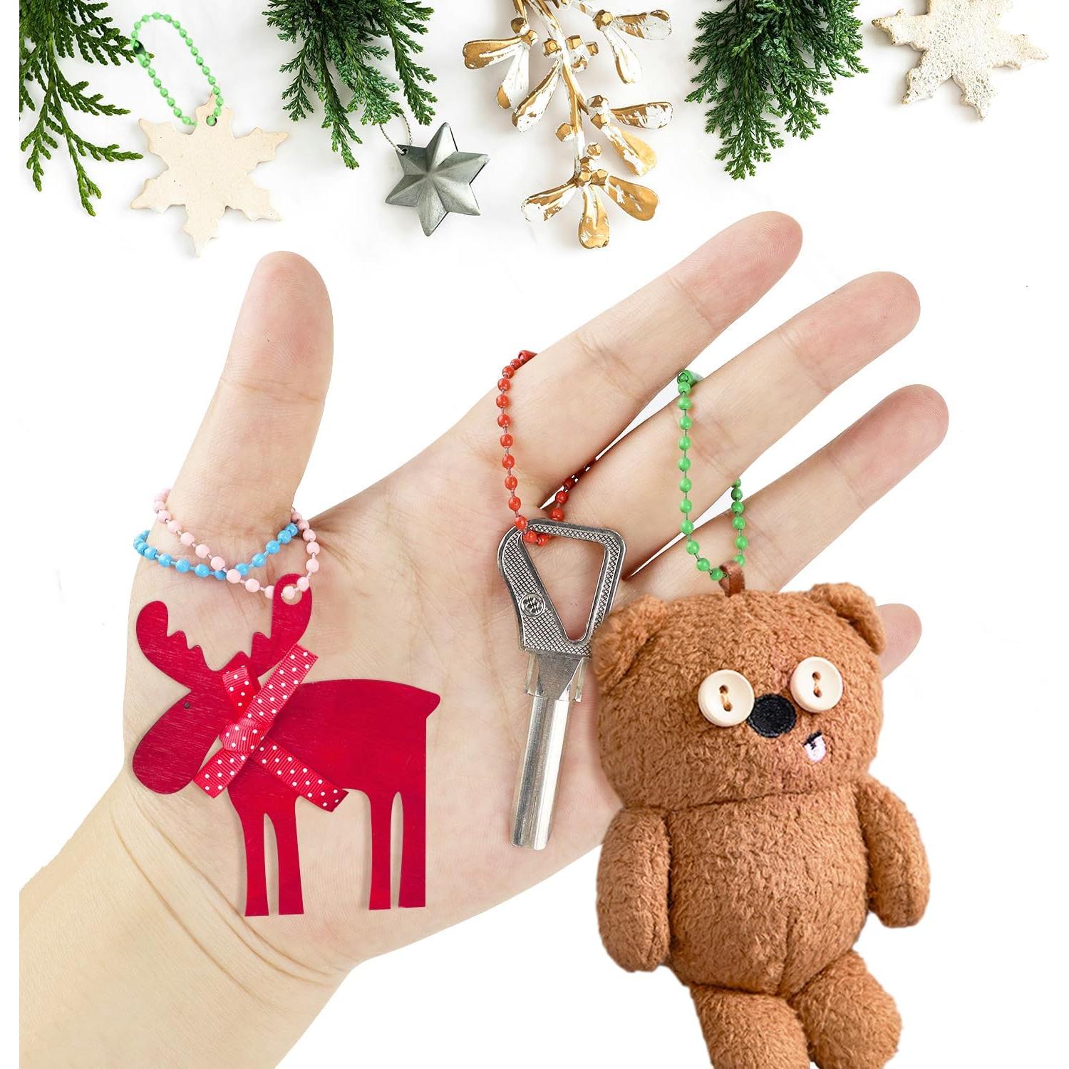 Cadena de Bolas de Metal Yuntop 200 Pcs 10 cm 2.4 mm DIY