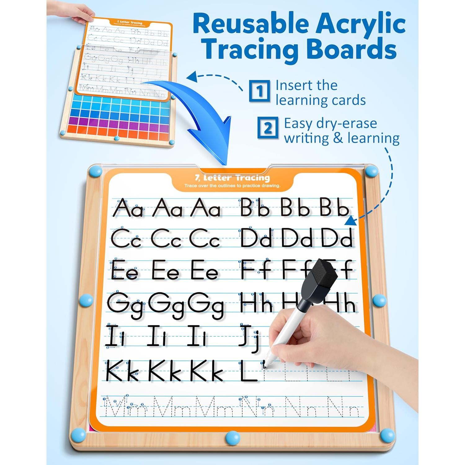 Tablero de Cien Coogam de Madera para Aprendizaje 1-100