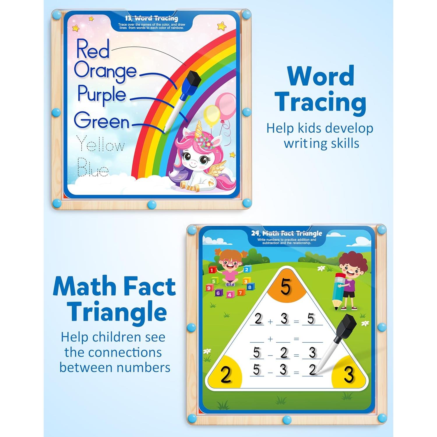 Tablero de Cien Coogam de Madera para Aprendizaje 1-100