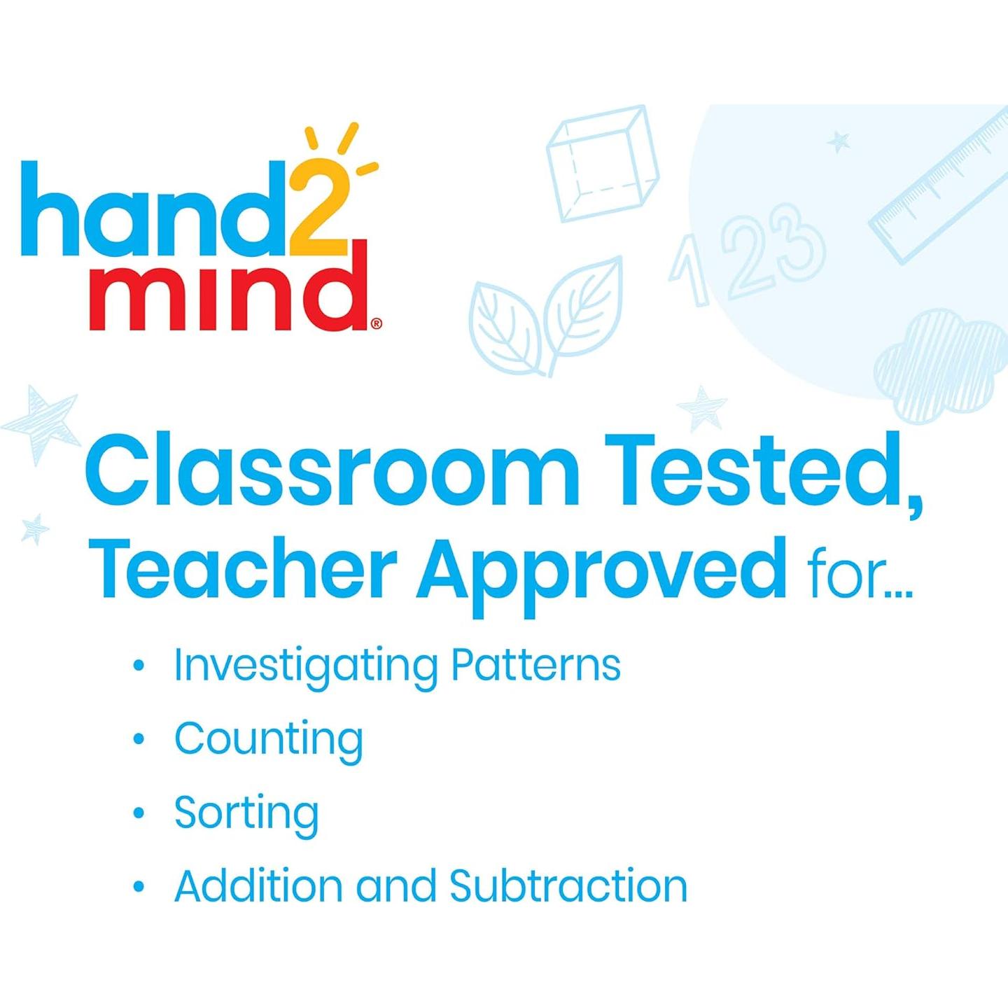 Contadores Matemáticos Hand2Mind - 400 Azulejos de Color 2.54 cm