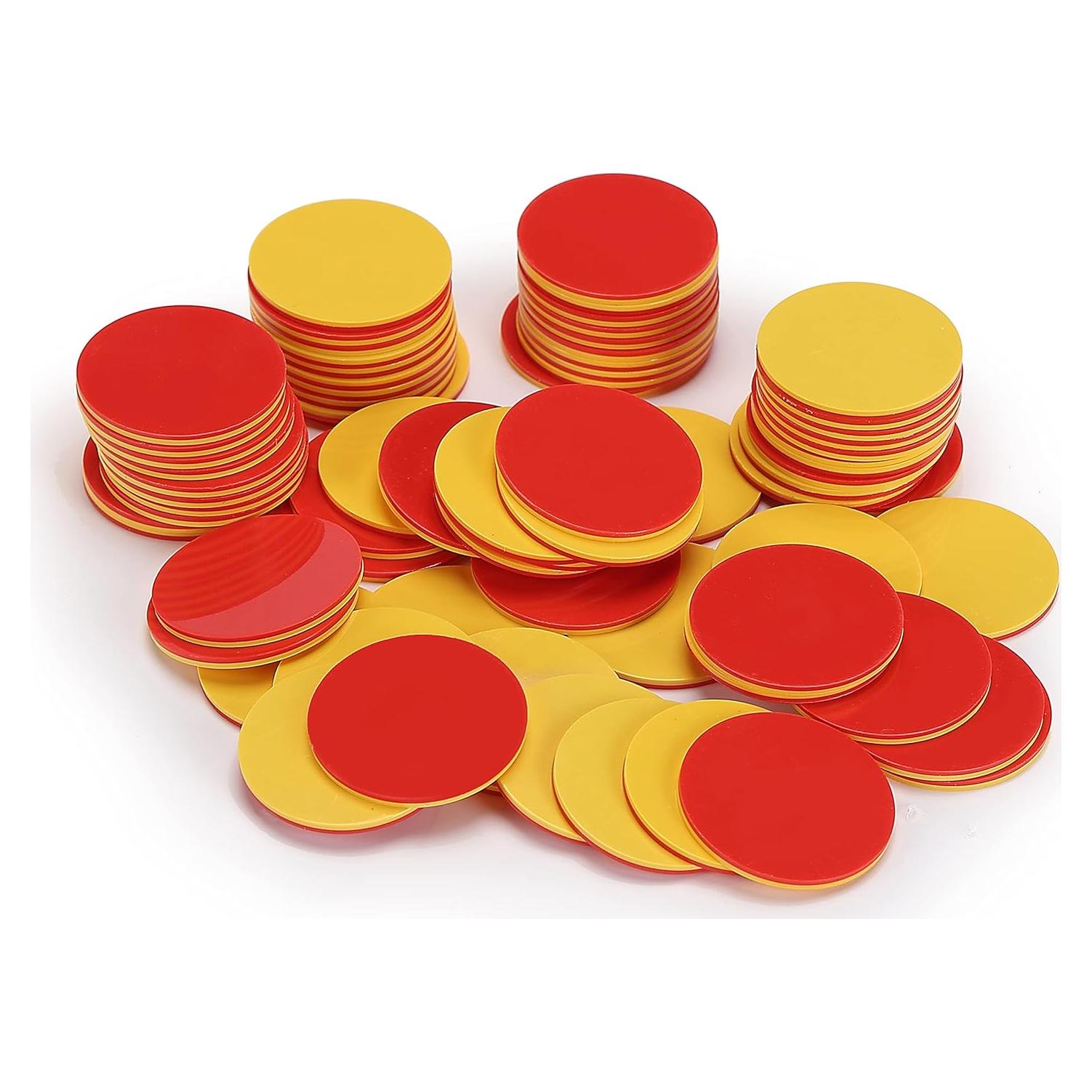 Contadores Matemáticos Mr. Pen 100 pcs Rojos y Amarillos