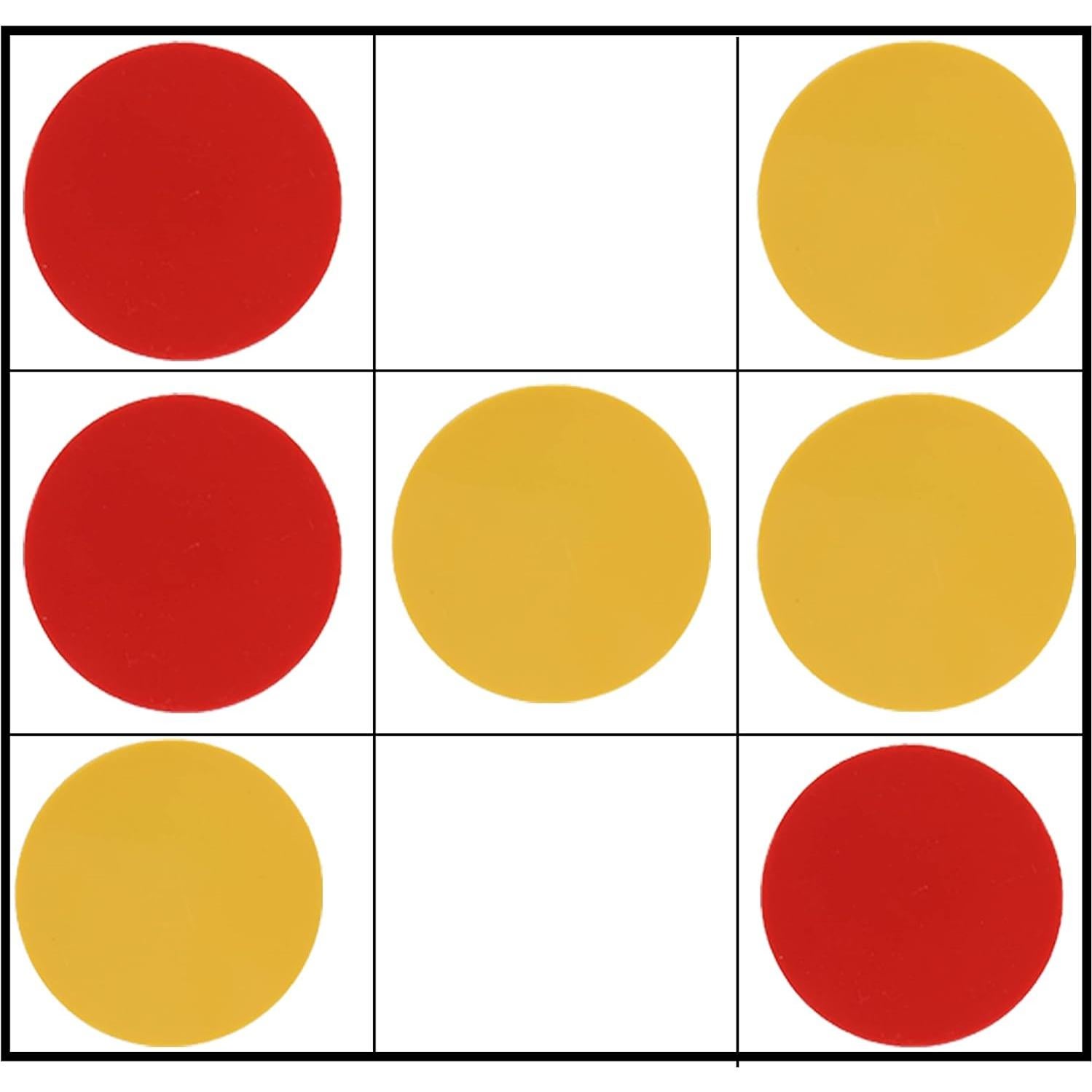 Contadores Matemáticos Mr. Pen 100 pcs Rojos y Amarillos