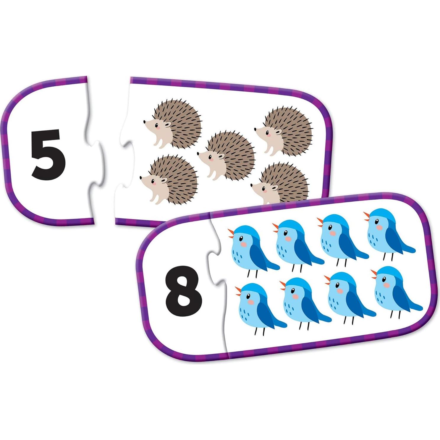 Tarjetas de Rompecabezas de Conteo Learning Resources 25 Piezas