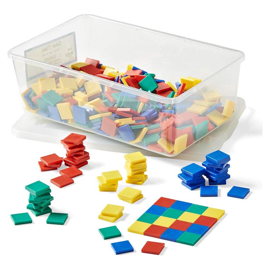 Fichas de Color de Plástico hand2mind - 400 piezas para Matemáticas