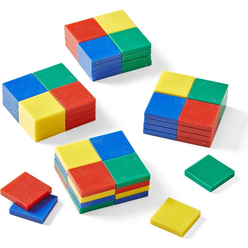 Fichas de Color de Plástico hand2mind - 400 piezas para Matemáticas