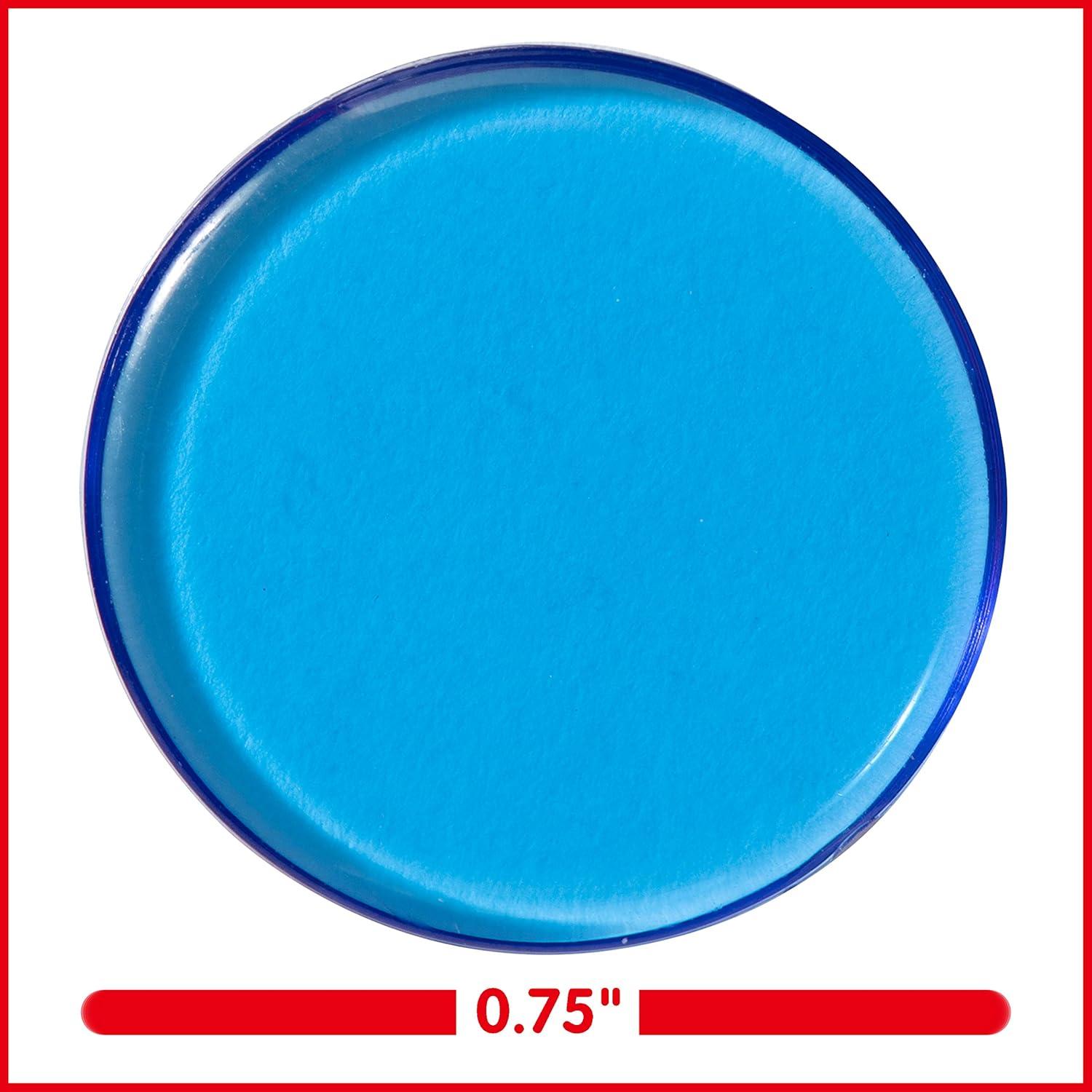 Contadores Transparentes EDX Education | Set de 500 | 1.9 cm | Colores Variados