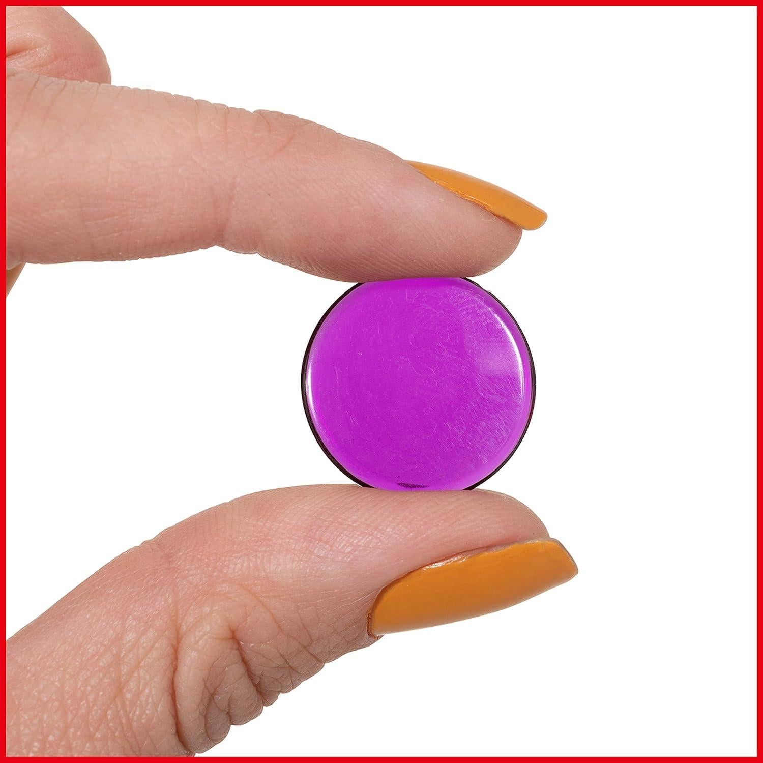 Contadores Transparentes EDX Education | Set de 500 | 1.9 cm | Colores Variados