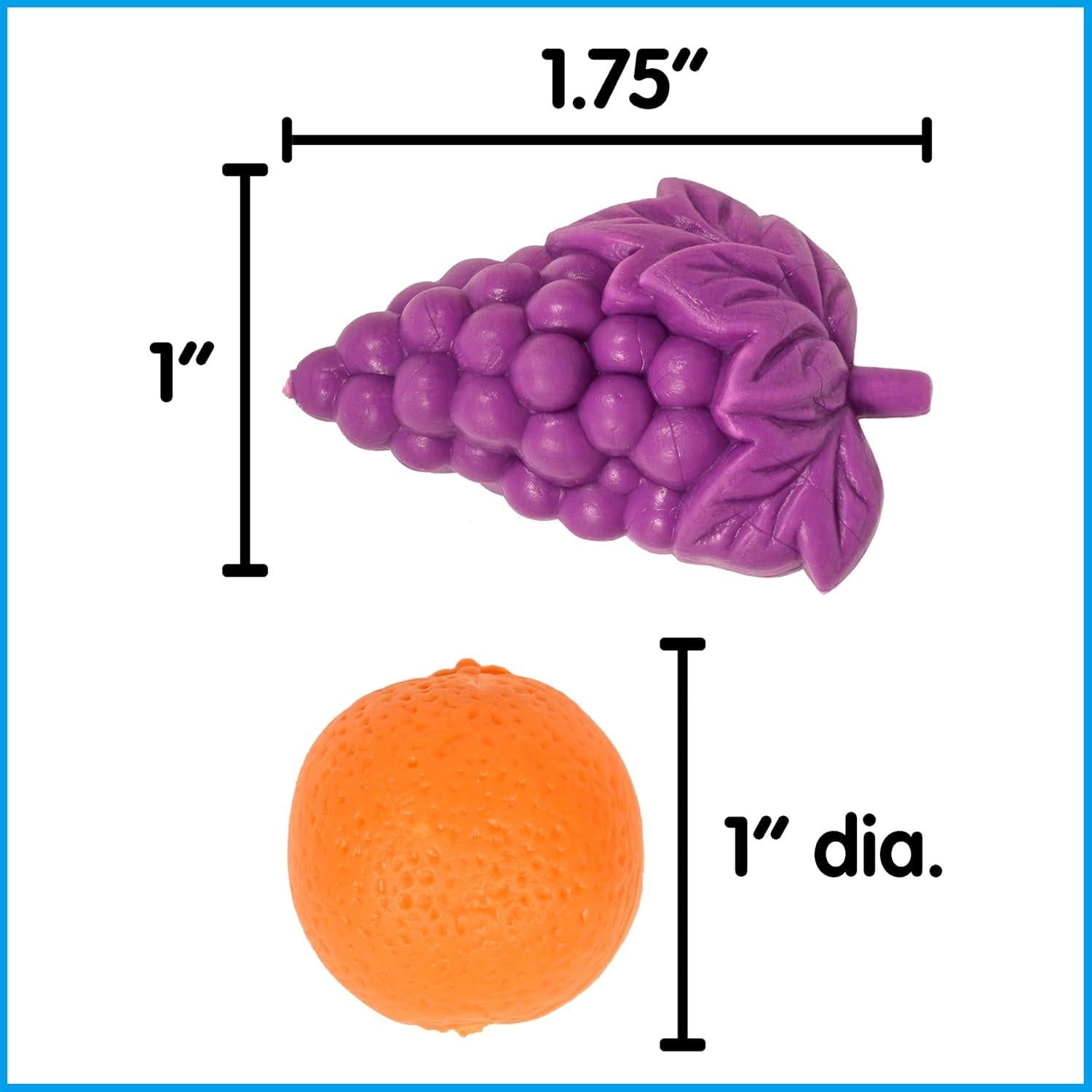 Contadores de Frutas Learning Advantage | Set 108 Piezas | Juguetes Matemáticos para Niños 3-8 Años