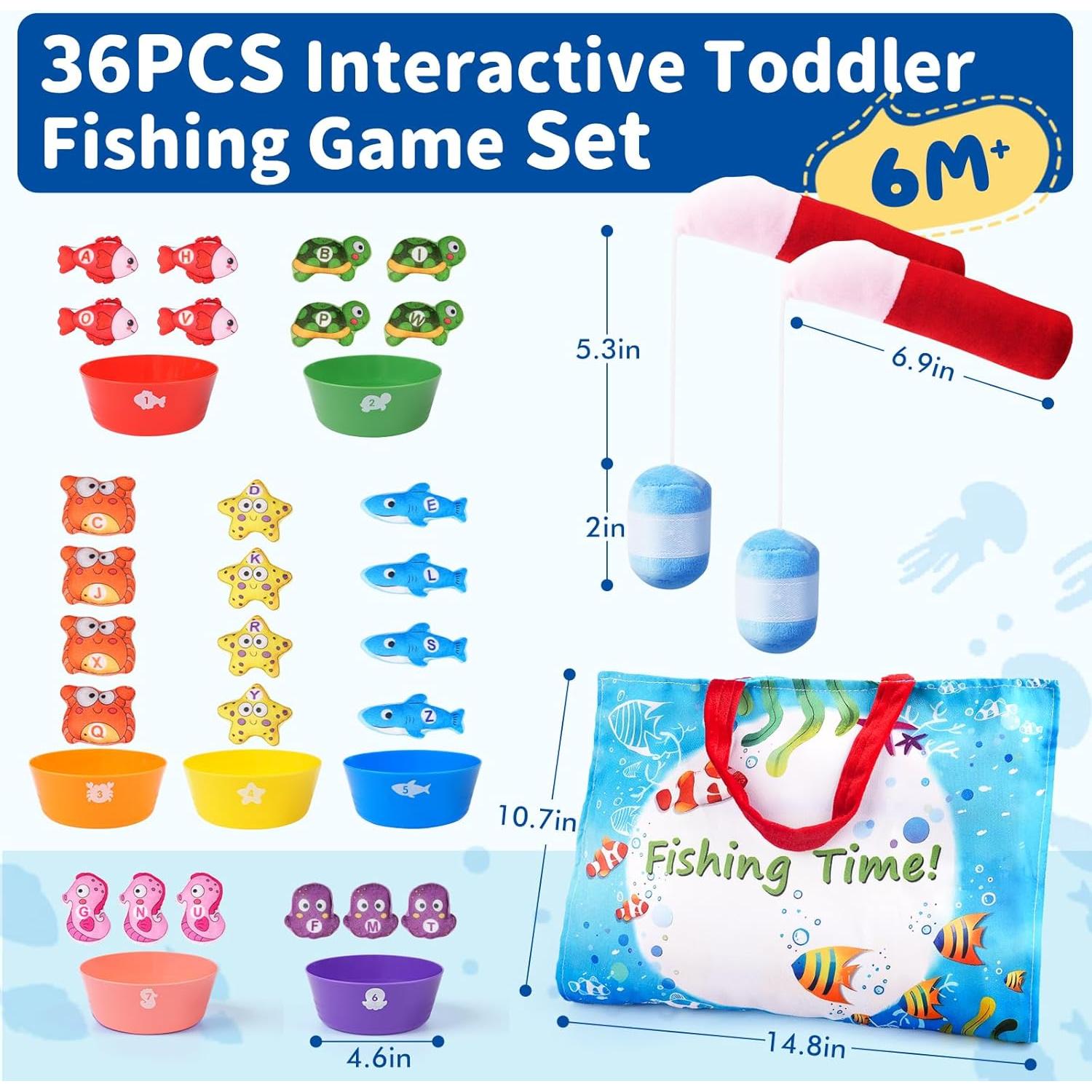 Juguete de Aprendizaje Montessori Yeeammk con Animales Marinos