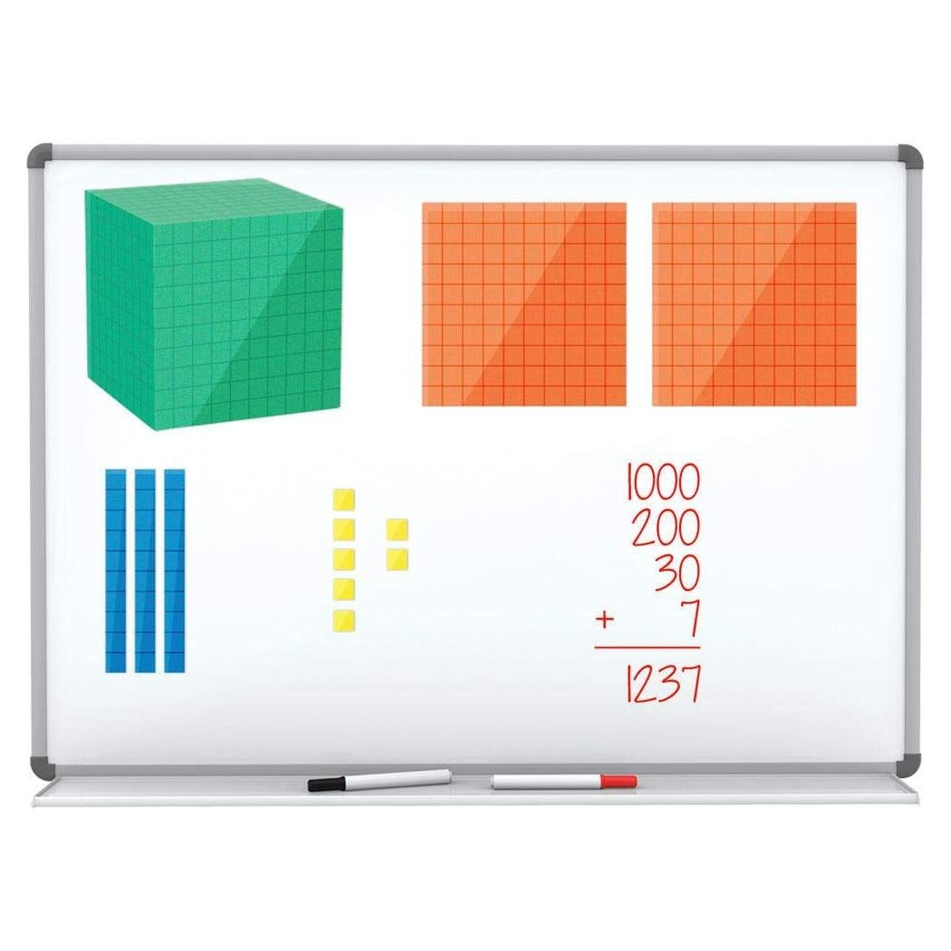 Set de Bloques de Base Diez Magnéticos Hand2Mind - 131 Piezas