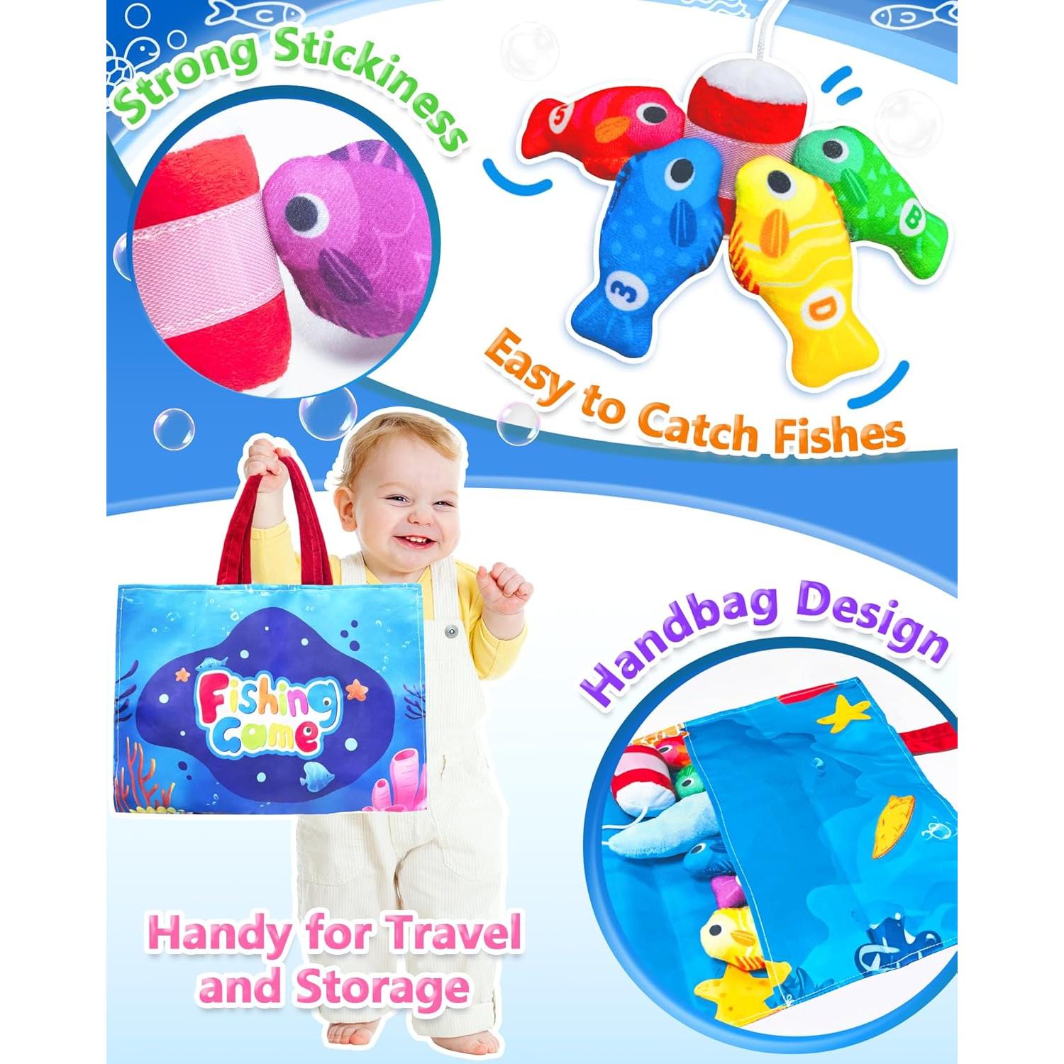 Juego de Pesca Montessori Gagule para Niños 1-3 Años