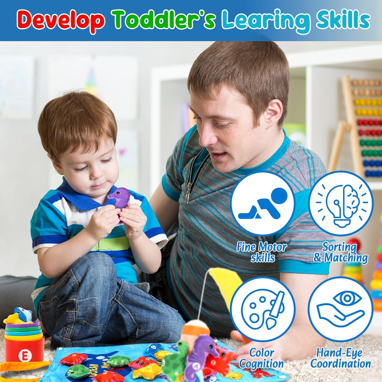 Juguete Montessori de Pesca Letoya para Niños 1-3 Años