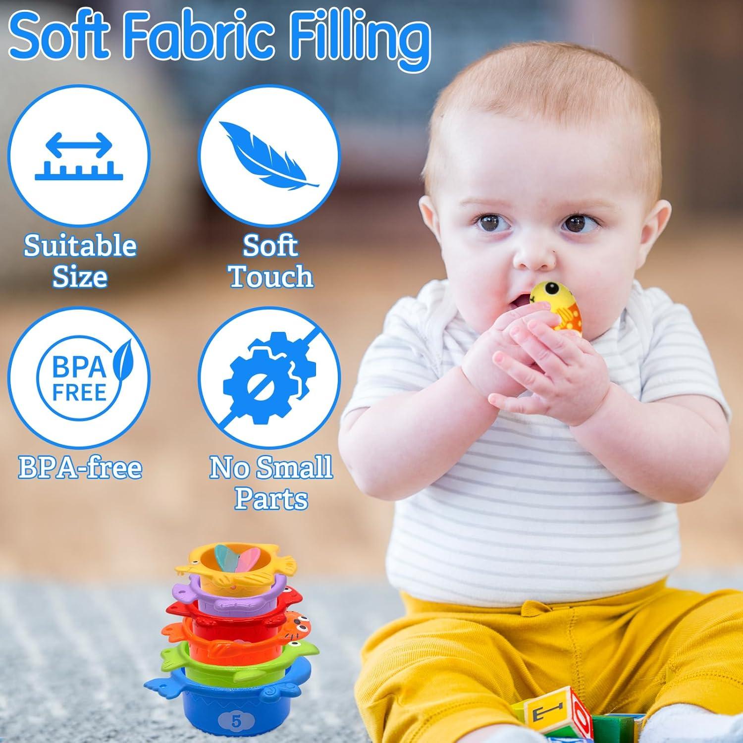 Juego de Pesca Montessori SAYHALO para Bebés 12-36 Meses