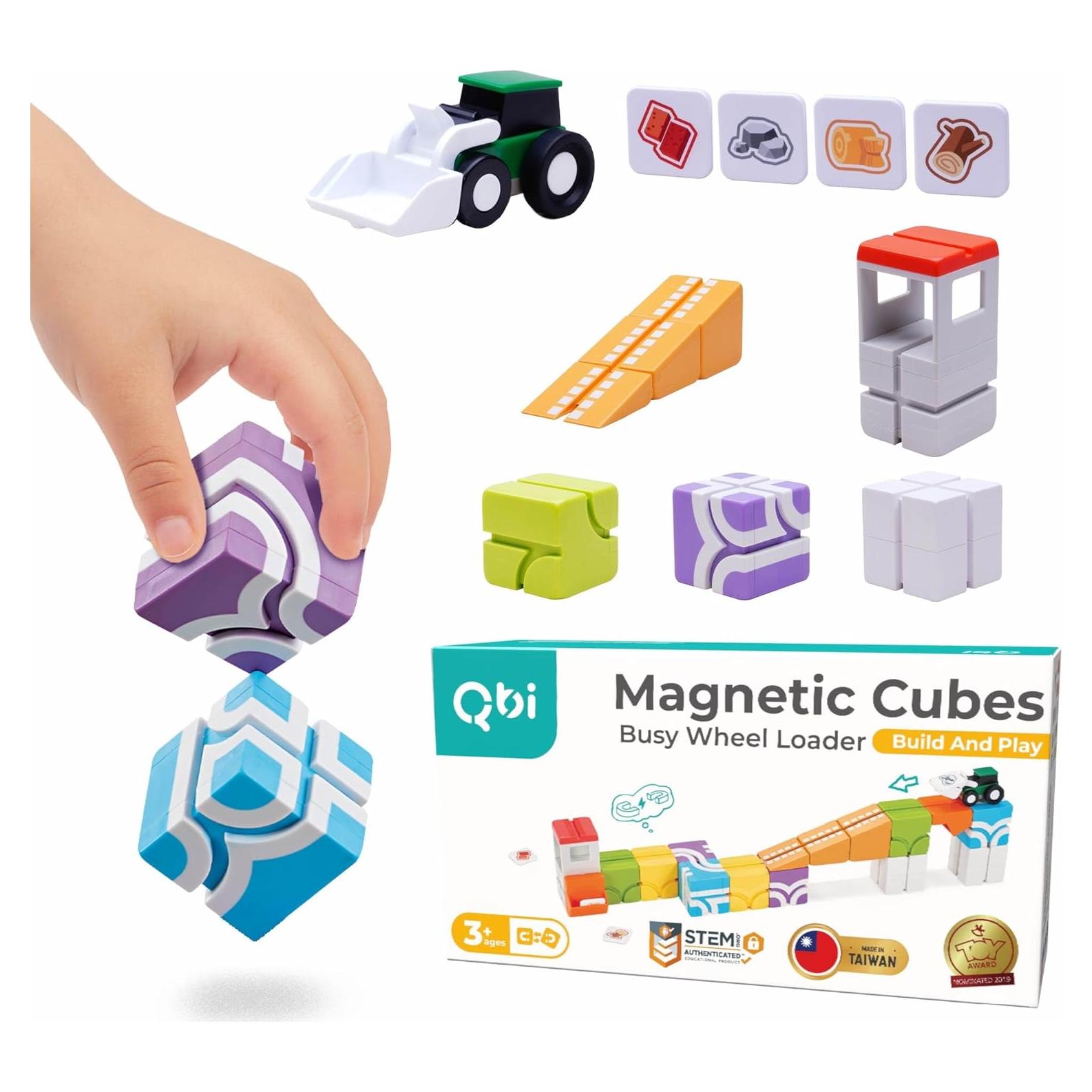 Bloques Magnéticos QBI 21 Piezas para Niños 3+ Años