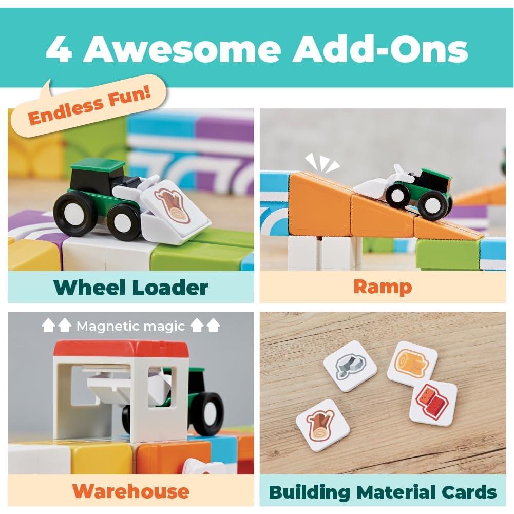 Bloques Magnéticos QBI 21 Piezas para Niños 3+ Años