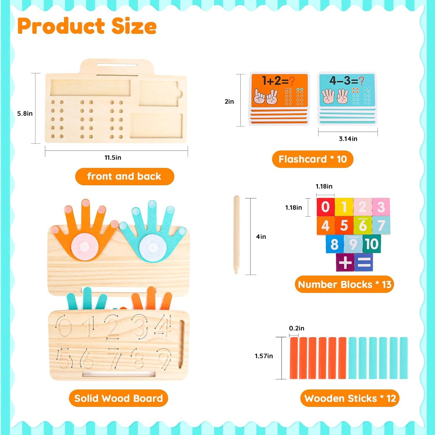 Juguetes Montessori Playducate 3 en 1 para Niños 3-5 Años