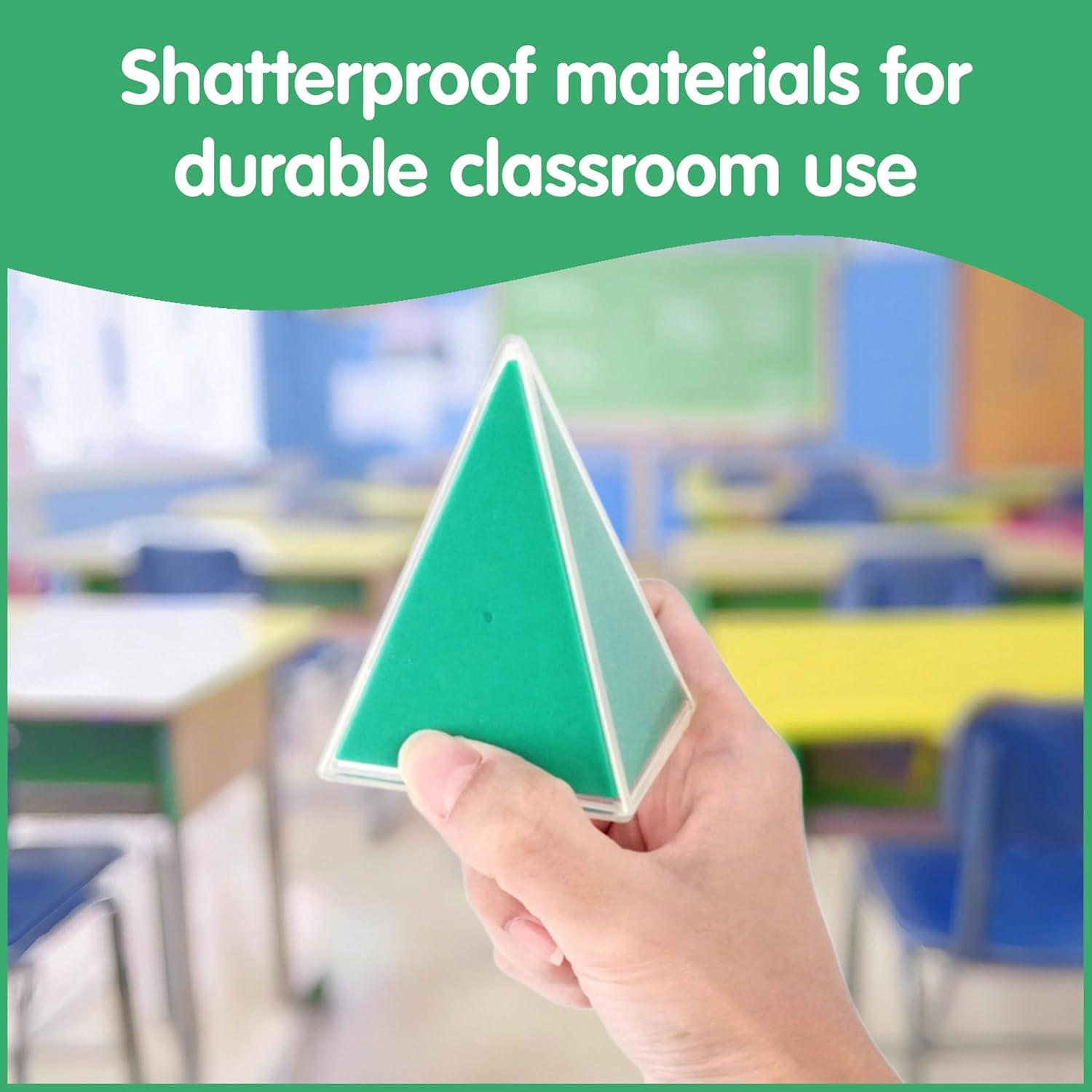 Conjunto de Formas Geométricas 3D Edxeducation - 24 Piezas