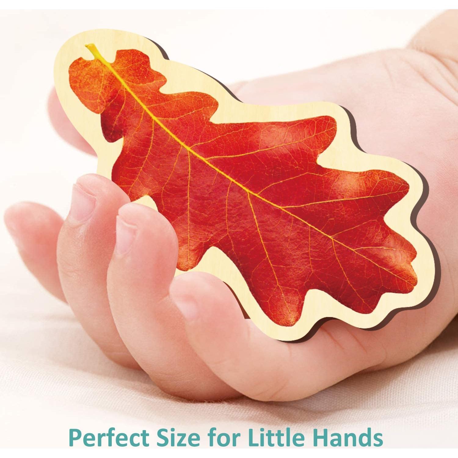 Rompecabezas de Madera MoinKidz Hoja de Otoño 33x20cm