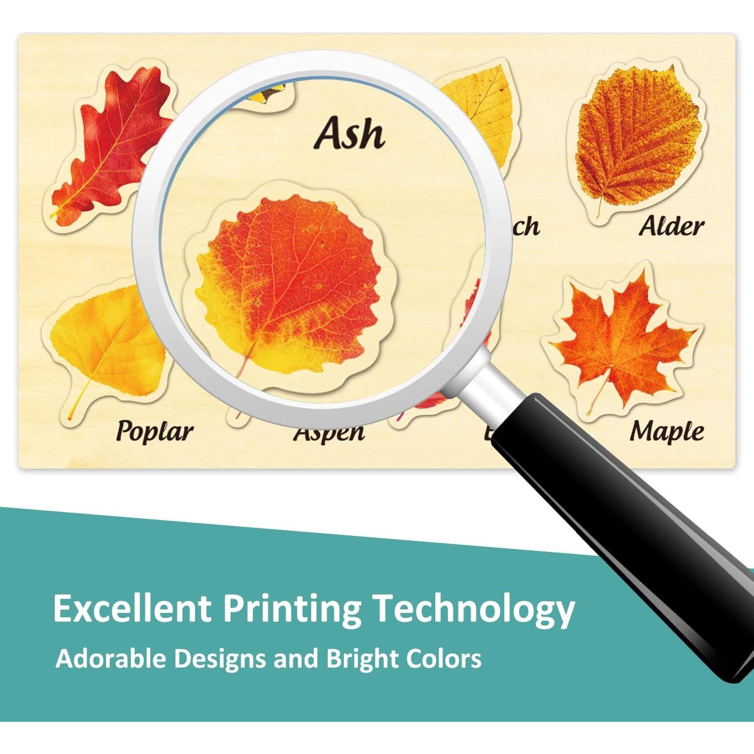 Rompecabezas de Madera MoinKidz Hoja de Otoño 33x20cm