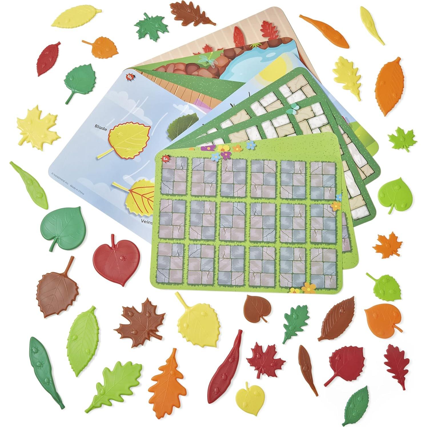 Set de Actividad Matemática Sensory Leaves hand2mind - 10 Tarjetas