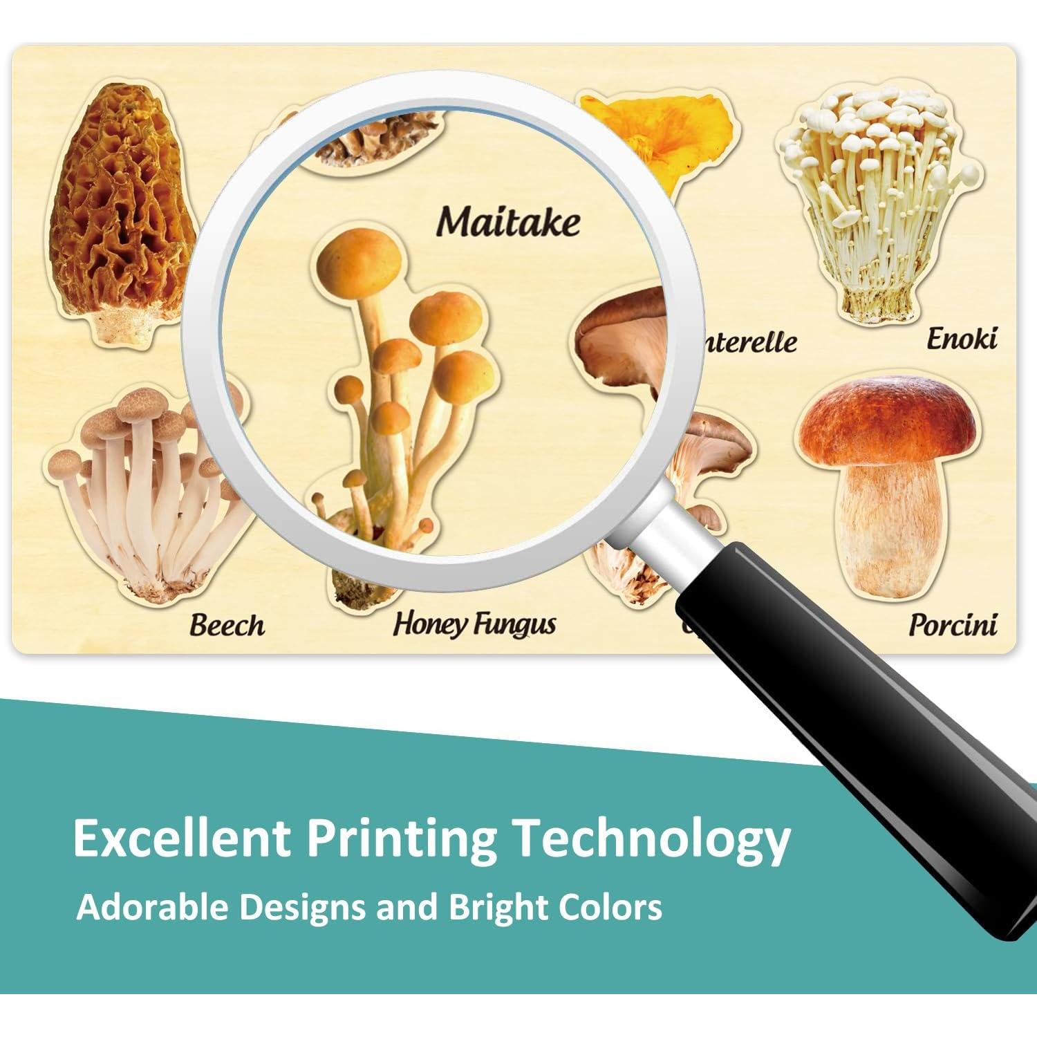 Rompecabezas de Madera MoinKidz Setas Otoño 33x20cm