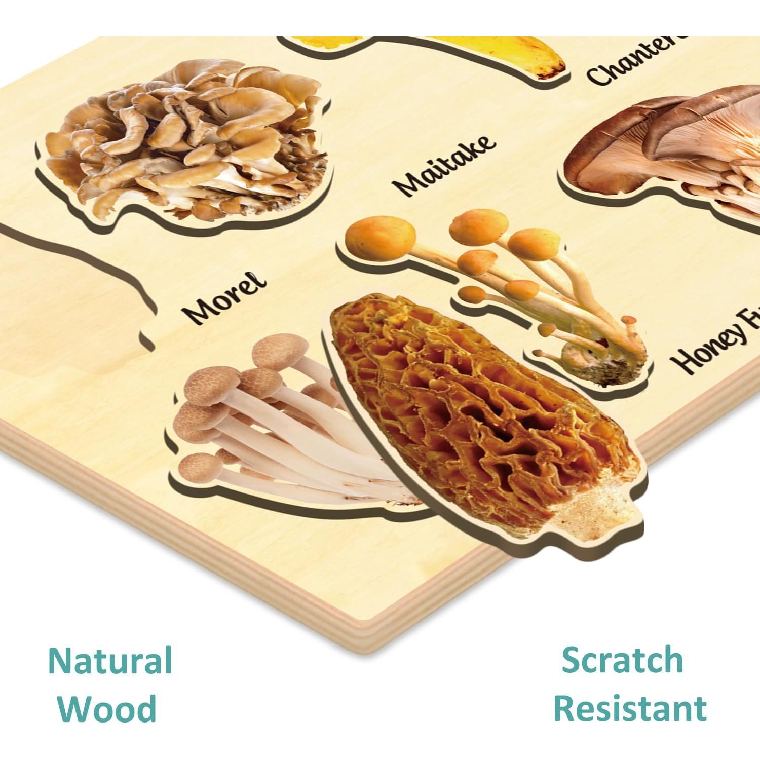 Rompecabezas de Madera MoinKidz Setas Otoño 33x20cm