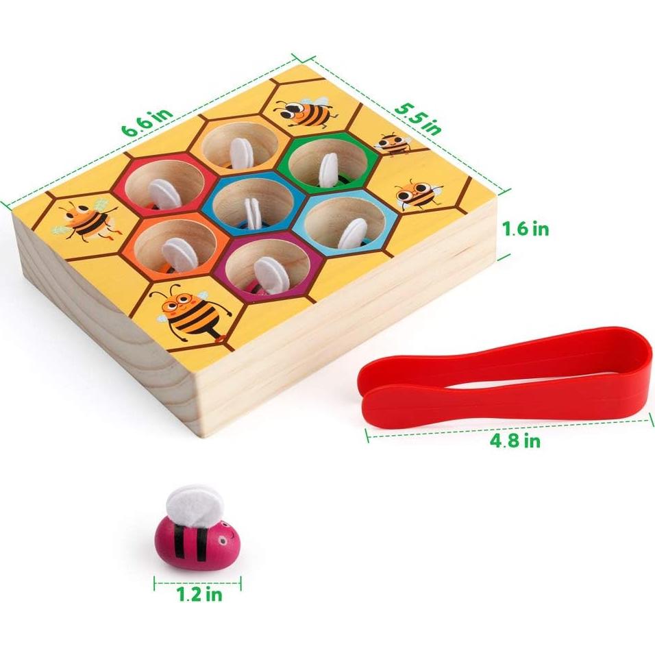 Juguete Educativo Coogam Abejas y Colmena para Niños 3+