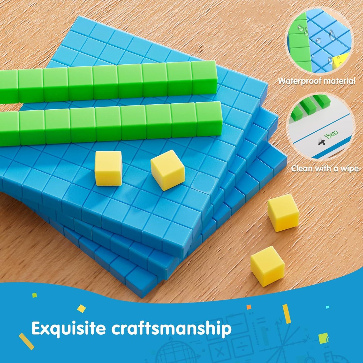 Bloques de Base Diez TH - Manipulativos Matemáticos 1-4 Grado