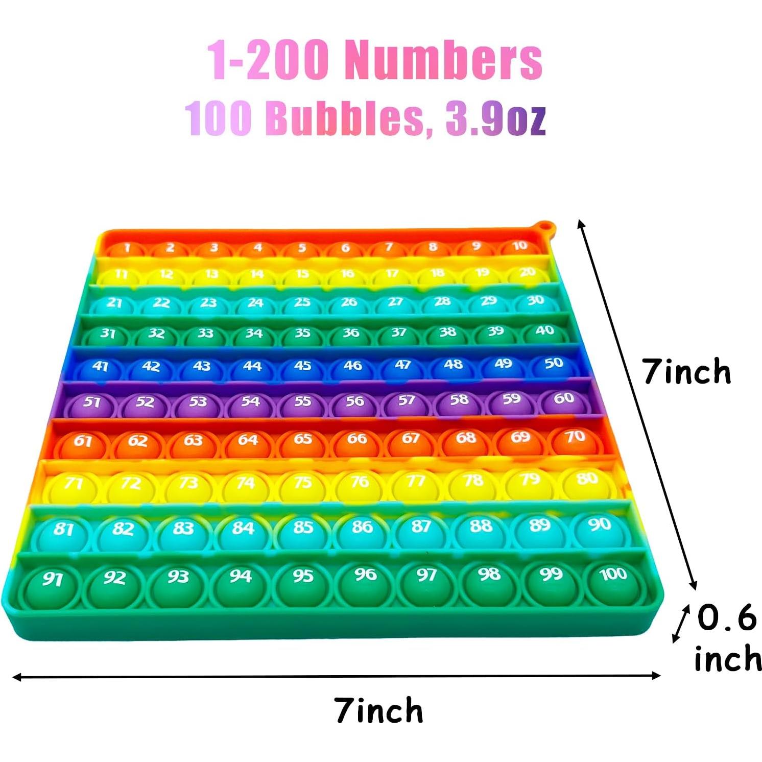 Popper Doble Cara Bakira 200 Números Juguete Educativo