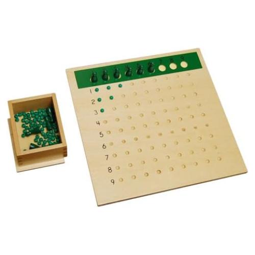 Tablero de División Montessori Kid Advance 25.4x25.4 cm