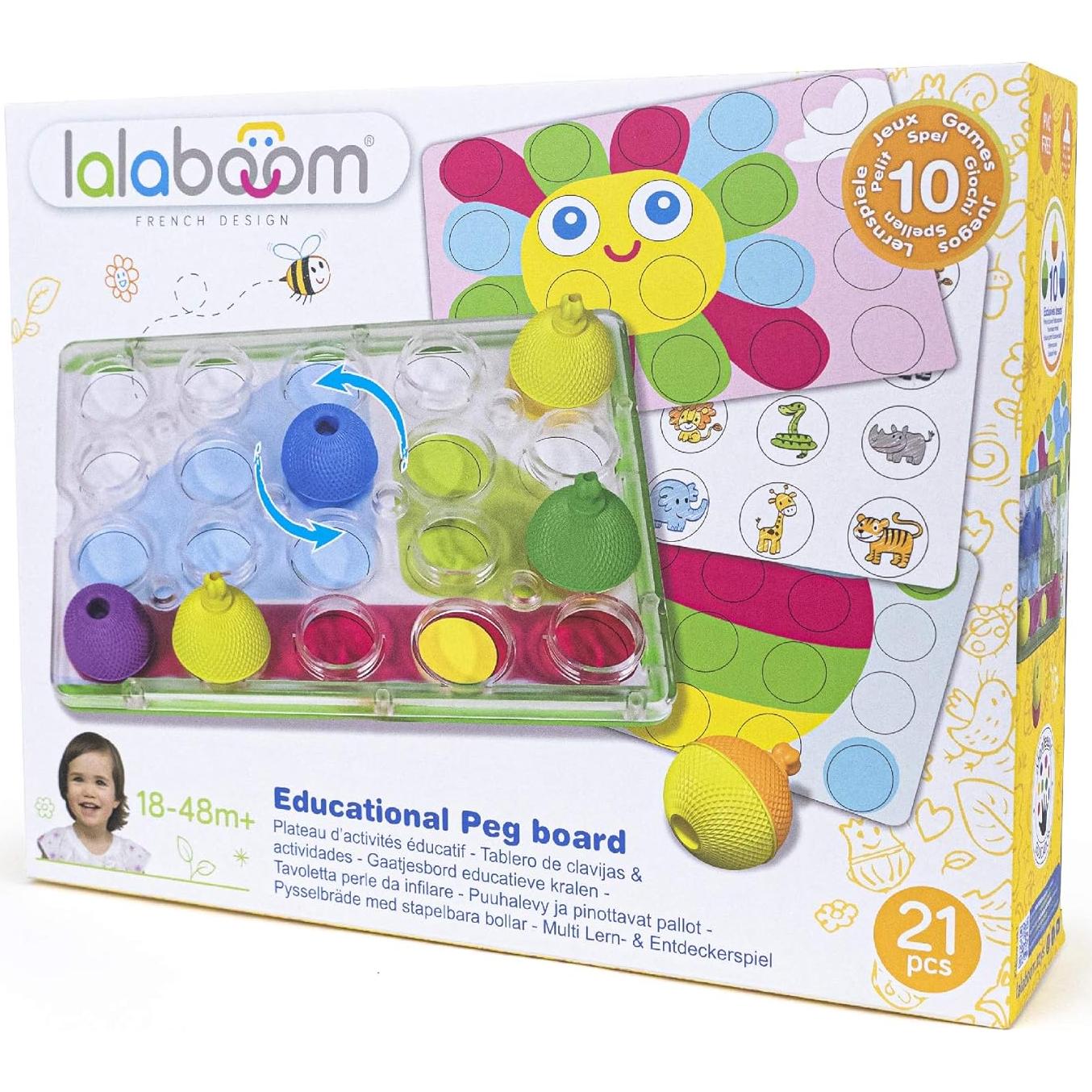 Tablero de Actividad Lalaboom BL710 - Juguete Educativo 16 Piezas