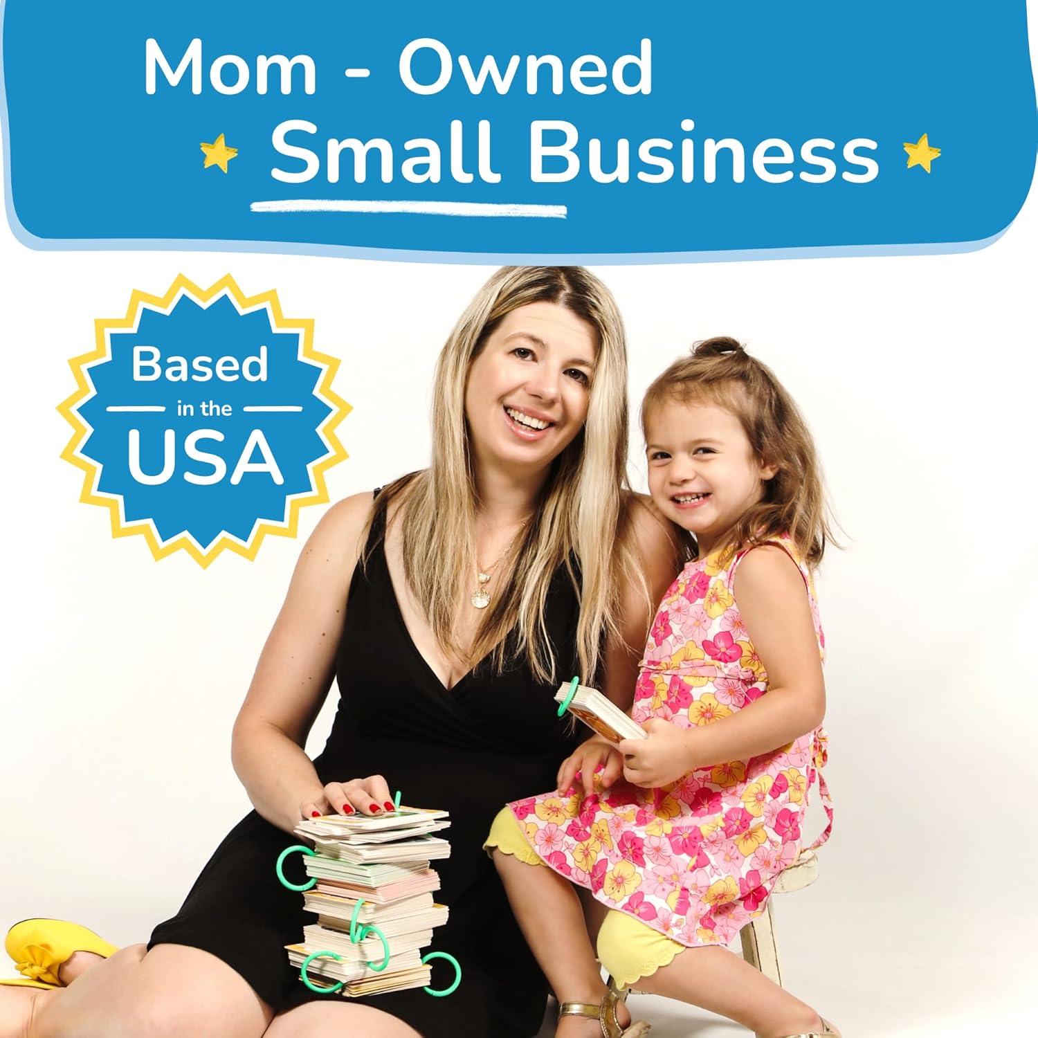 Tarjetas Flash Gruesas ToyVentive 200 Piezas para Niños 1-4 Años