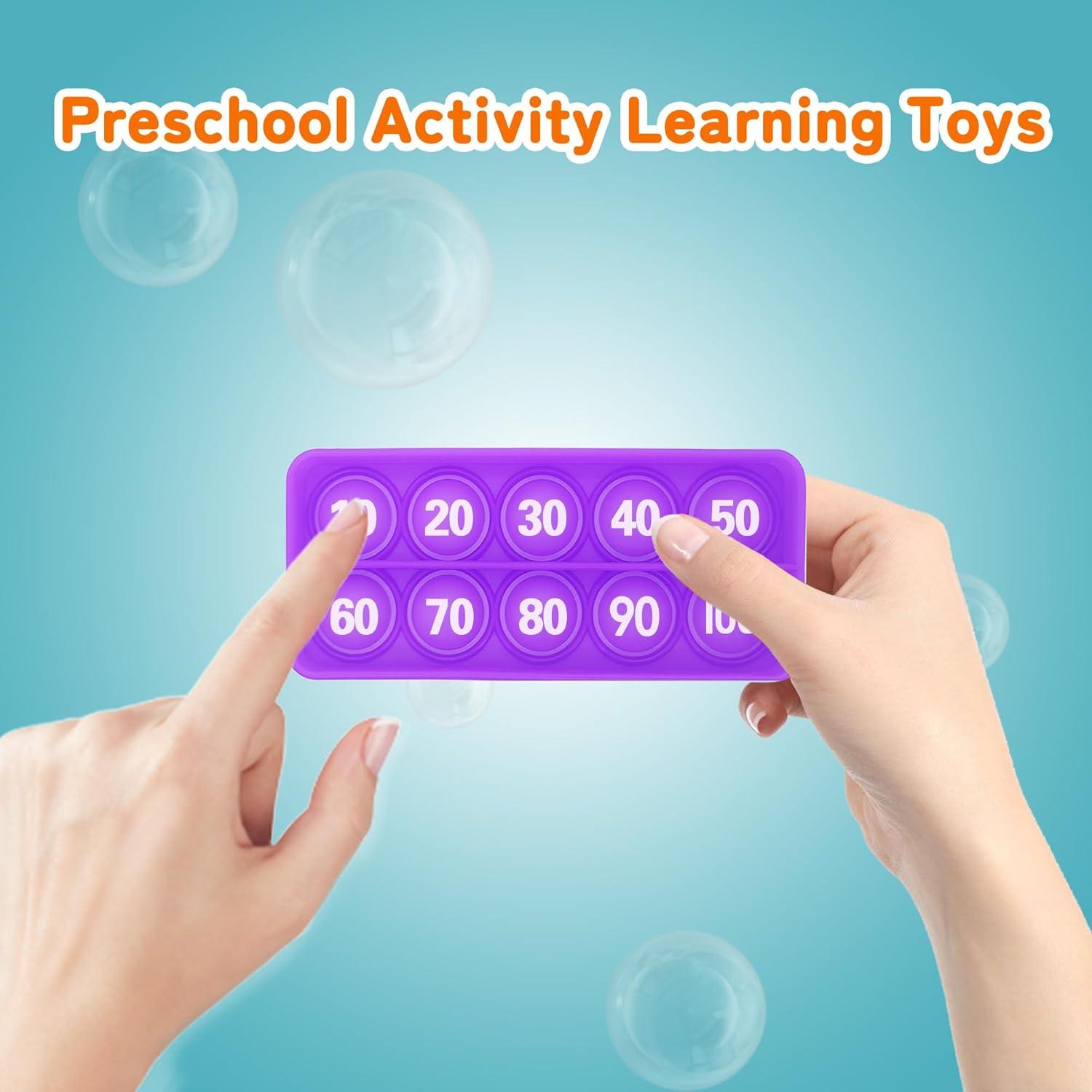 Tablero Pop Diez Cien - Juguetes Sensoriales Educativos (12 Piezas)