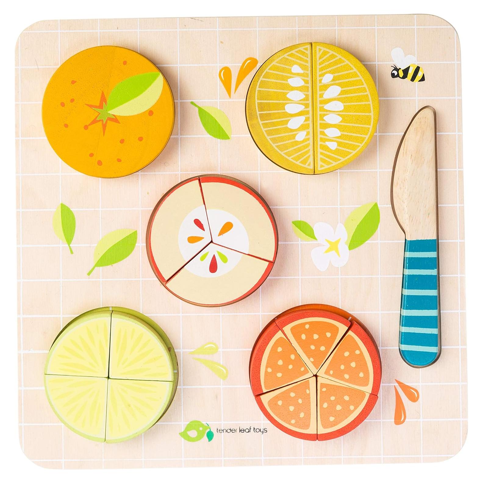 Tender Leaf Toys Fracciones Cítricas Juguete Educativo 18m+